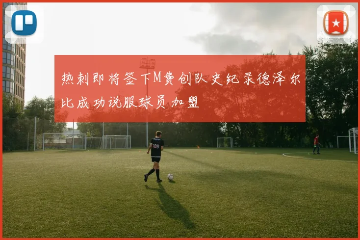 热刺即将签下M费创队史纪录德泽尔比成功说服球员加盟
